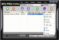 MP3 WMA Cutter screenshot